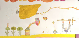 Работа Ход времени и прилив моего сердца нашепчет тебе тайную нить