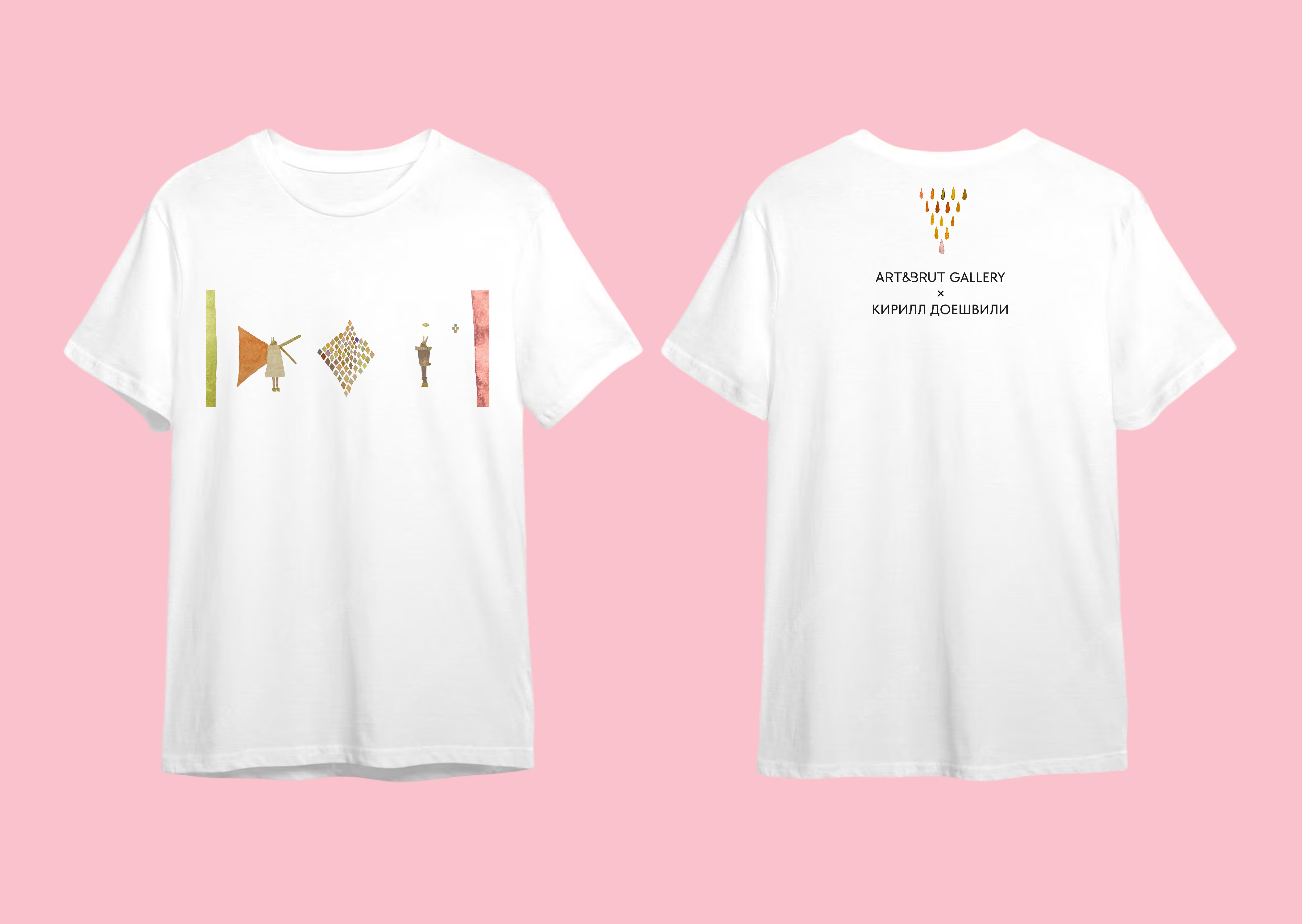 Футболка с принтом работ Кирилла Доешвили 